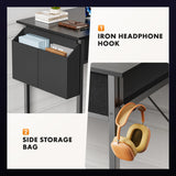 Computer Desk with Storage Drawer, 32 or 48 Inch Small Home Office Writing Desk for Gaming Setup, Study and Bedroom