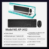 Wired USB Keyboard and Mouse Combo - 1200 DPI Optical Mouse, Plug and Play Desktop Set for Gaming, Office and Home