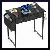 Computer Desk with Storage Drawer, 32 or 48 Inch Small Home Office Writing Desk for Gaming Setup, Study and Bedroom