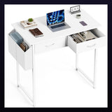 Computer Desk with Storage Drawer, 32 or 48 Inch Small Home Office Writing Desk for Gaming Setup, Study and Bedroom